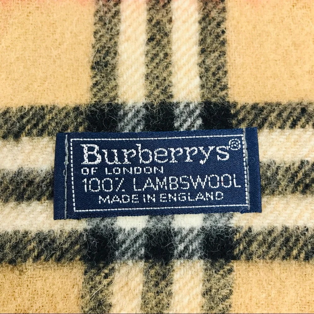 Burberry Beige Checkered Scarf - Picture 2 of 8
